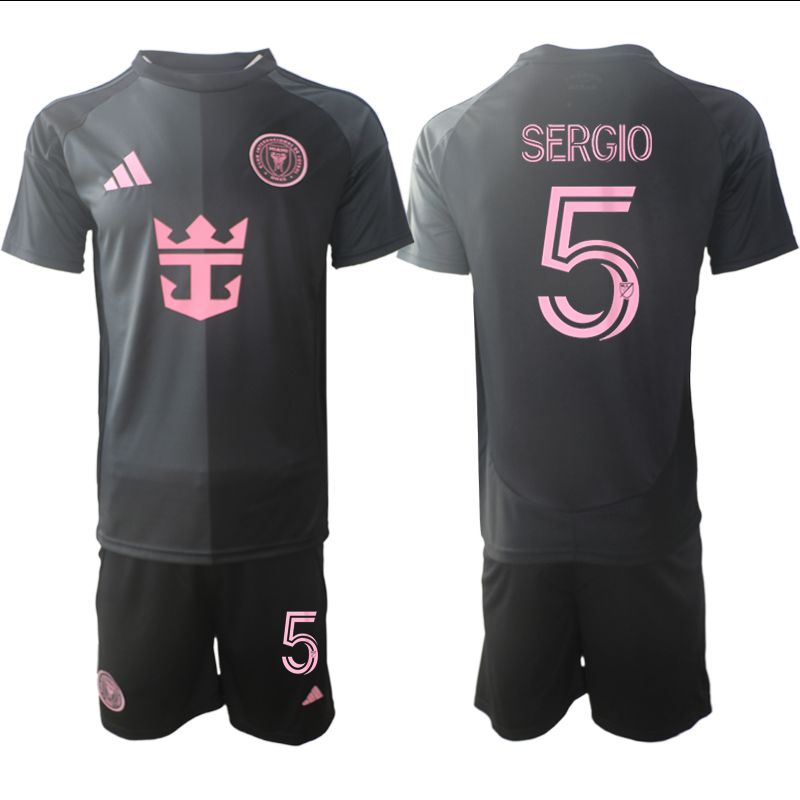 Men 2025-2026 Club Inter Milan CF away Black #5 Soccer Jersey
